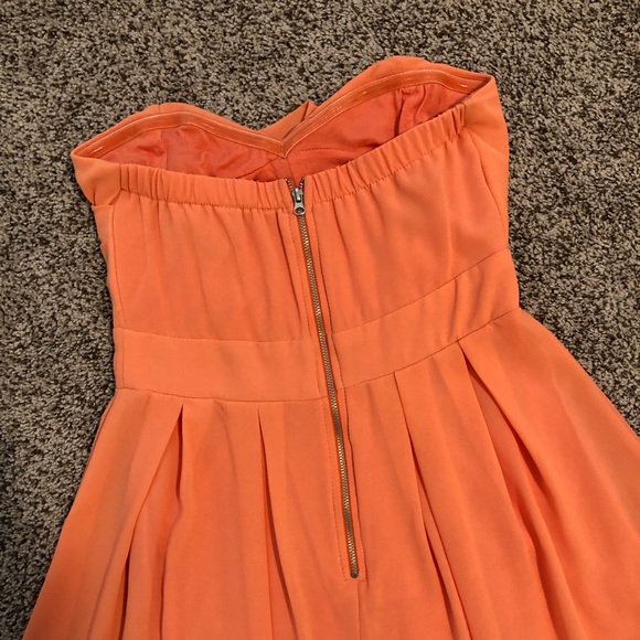 Formal Strapless Mini Dress - Picture 5 of 9